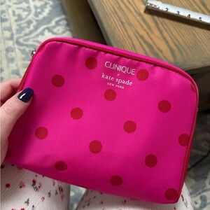 Kate Spade c Clinique Polka Dot Makeup Bag